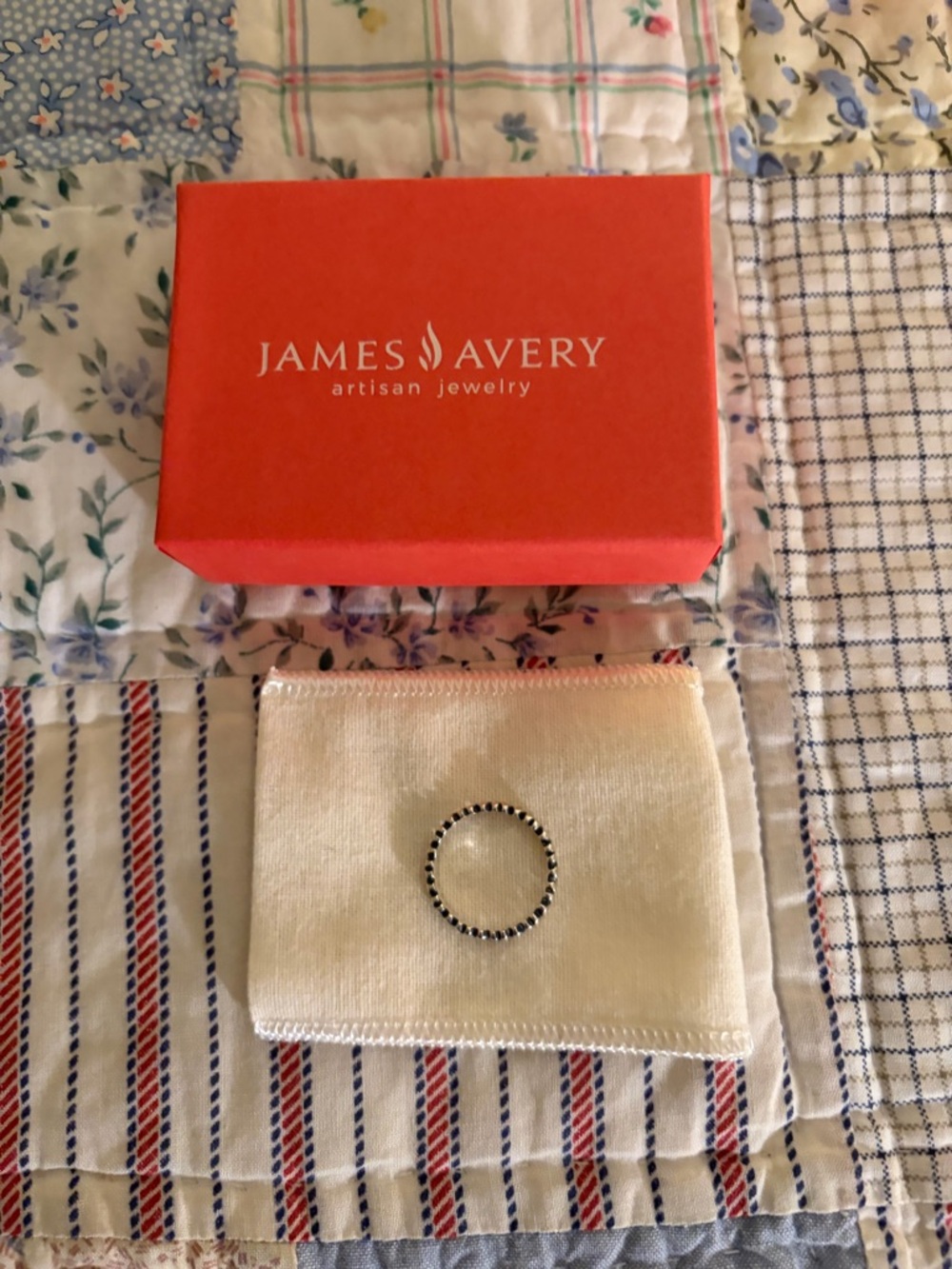 James Avery Sterling Silver Lots Of Love Band, Size 8